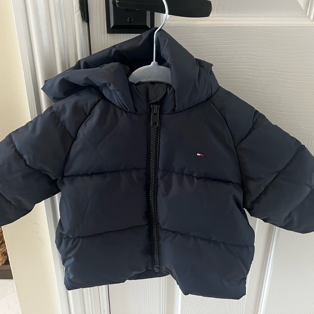 Navy Blue Kids Puffer Jacket